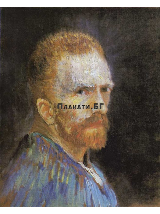 Vincent van Gogh - Self-Portrait (1886) - art poster 40х50см
